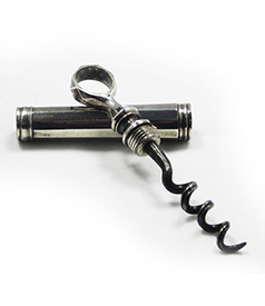 Dutch silver cork screw (kurkentrekker)