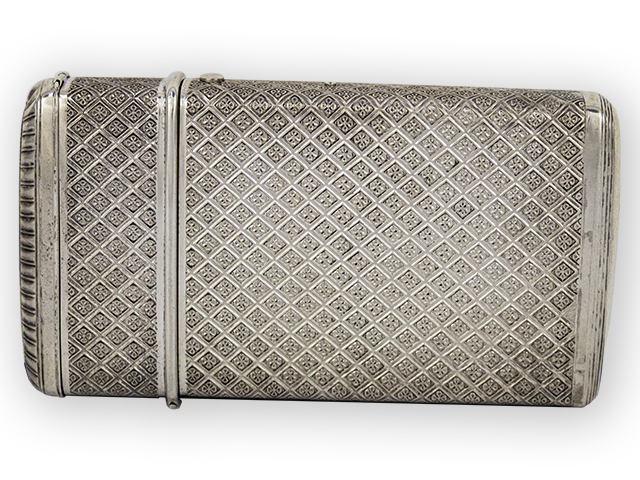 Dutch silver Cigar & Vesta Case