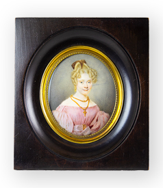 Biedemeier-miniature-portrait-of-young-lady-1831