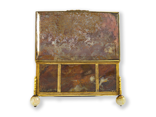 Grand-Tour-agate-gilt-mounted-casket-Italy-1880