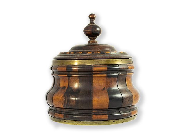 Dutch-wooden-banded-tobacco-jar-1780-1800
